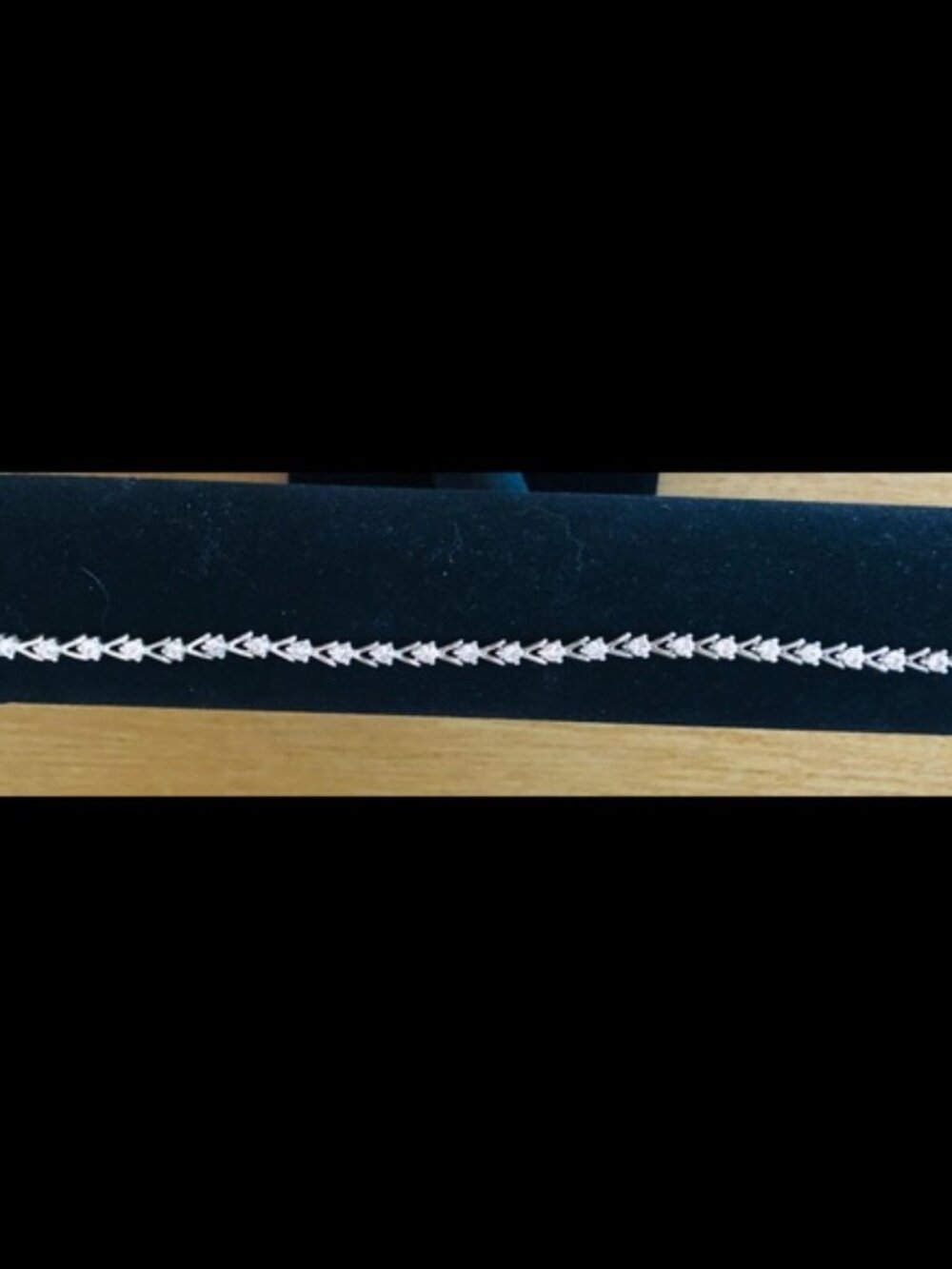 Brand New Avon Silver-Tone & CZ Tennis Bracelet